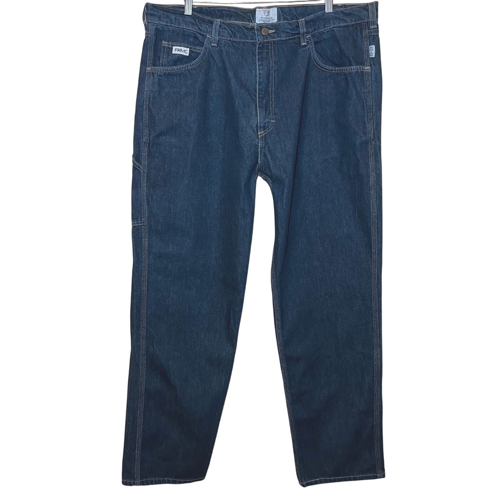 Tyndale FRMC F290T Mens Flame Resistant FR Denim Work Jeans Blue 40x34 USA